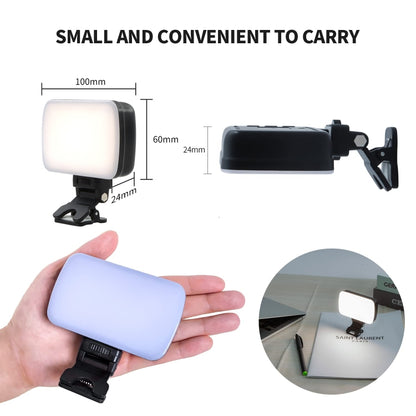 BL01 Rechargeable Video Conference Lighting With Three Color Temperature Stepless Dimming by buy2fix