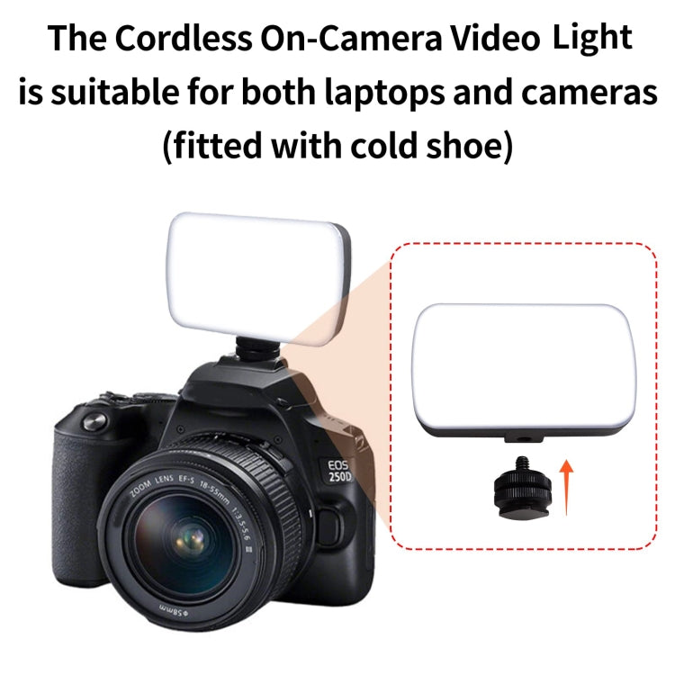 BL01 Rechargeable Video Conference Lighting With Three Color Temperature Stepless Dimming by buy2fix