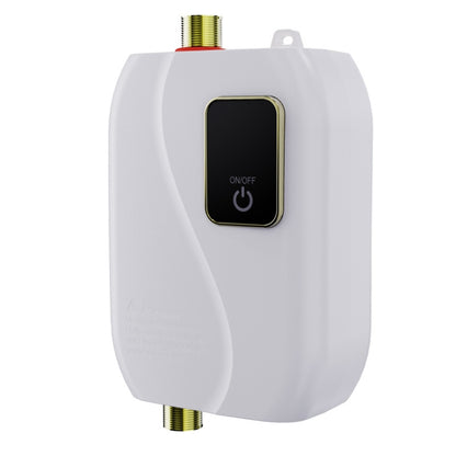 Instant Water Heater Mini Kitchen Quick Heater Household Hand Washing Water Heater UK Plug(White) - Water Heaters & Accessories by buy2fix | Online Shopping UK | buy2fix