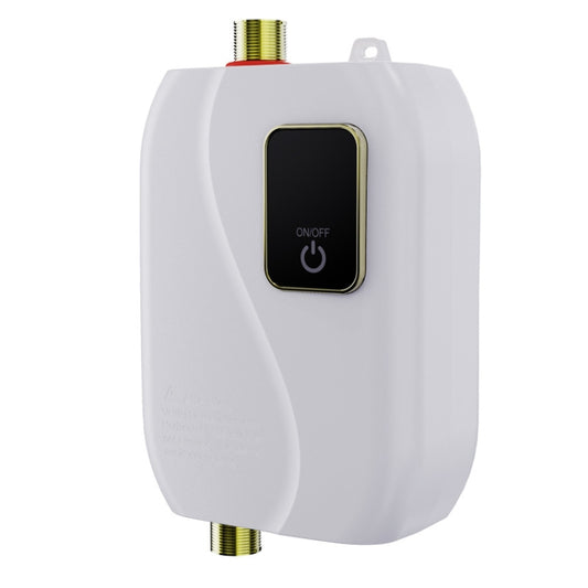 Instant Water Heater Mini Kitchen Quick Heater Household Hand Washing Water Heater UK Plug(White) - Water Heaters & Accessories by buy2fix | Online Shopping UK | buy2fix