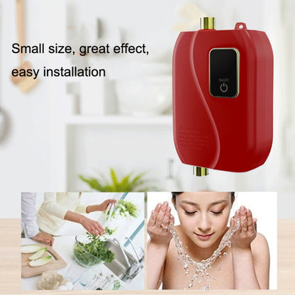Instant Water Heater Mini Kitchen Quick Heater Household Hand Washing Water Heater UK Plug(White) - Water Heaters & Accessories by buy2fix | Online Shopping UK | buy2fix