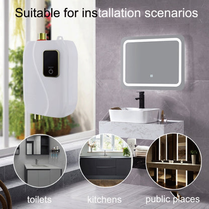 Instant Water Heater Mini Kitchen Quick Heater Household Hand Washing Water Heater UK Plug(White) - Water Heaters & Accessories by buy2fix | Online Shopping UK | buy2fix