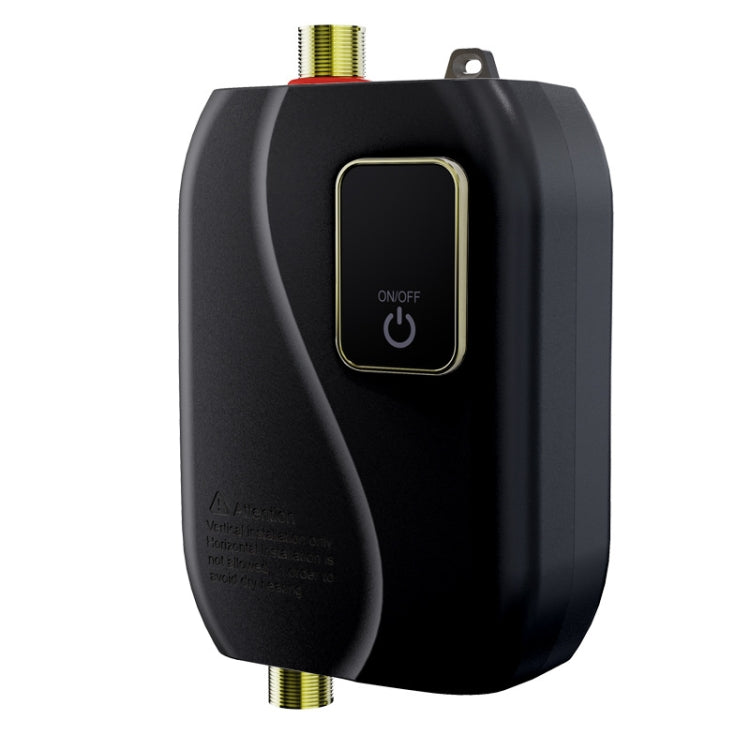Instant Water Heater Mini Kitchen Quick Heater Household Hand Washing Water Heater AU Plug(Black) - Water Heaters & Accessories by buy2fix | Online Shopping UK | buy2fix