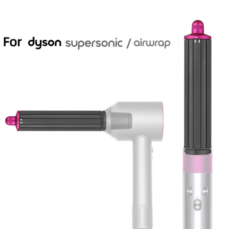 For Dyson Airwrap Hair Dryer i.d. / HS01 / HS05 / HD08 18.6 x 4cm Upgraded Long Curling Barrels Nozzle With Short Adapter Rose Red by buy2fix