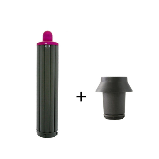 For Dyson Airwrap Hair Dryer i.d./ HS01 / HS05 / HD08 18.6 x 4cm Upgraded Long Curling Barrels Nozzle With Long Adapter Rose Red