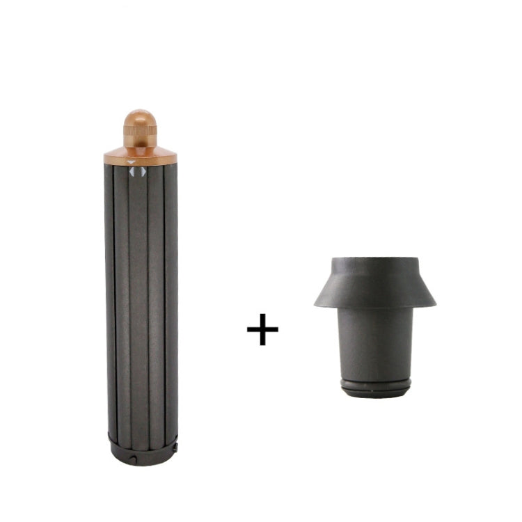 For Dyson Airwrap Hair Dryer i.d. / HS01 / HS05 / HD08 18.6 x 4cm Upgraded Long Curling Barrels Nozzle With Long Adapter Golden - For Dyson Accessories by buy2fix | Online Shopping UK | buy2fix