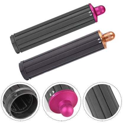 For Dyson Airwrap Hair Dryer i.d. / HS01 / HS05 / HD08 18.6 x 4cm Upgraded Long Curling Barrels Nozzle With Long Adapter Golden - For Dyson Accessories by buy2fix | Online Shopping UK | buy2fix