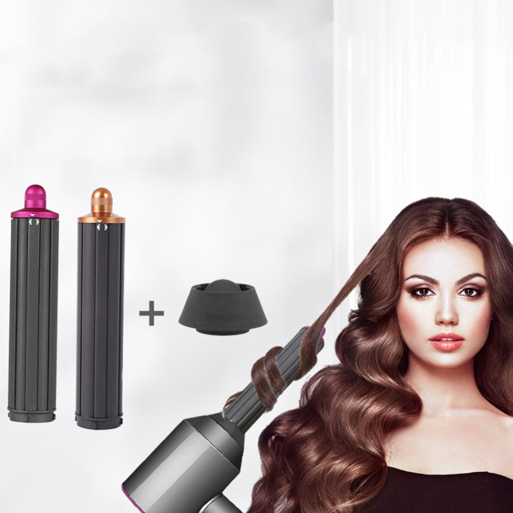 For Dyson Airwrap Hair Dryer i.d. / HS01 / HS05 / HD08 18.6 x 4cm Upgraded Long Curling Barrels Nozzle With Long Adapter Golden - For Dyson Accessories by buy2fix | Online Shopping UK | buy2fix