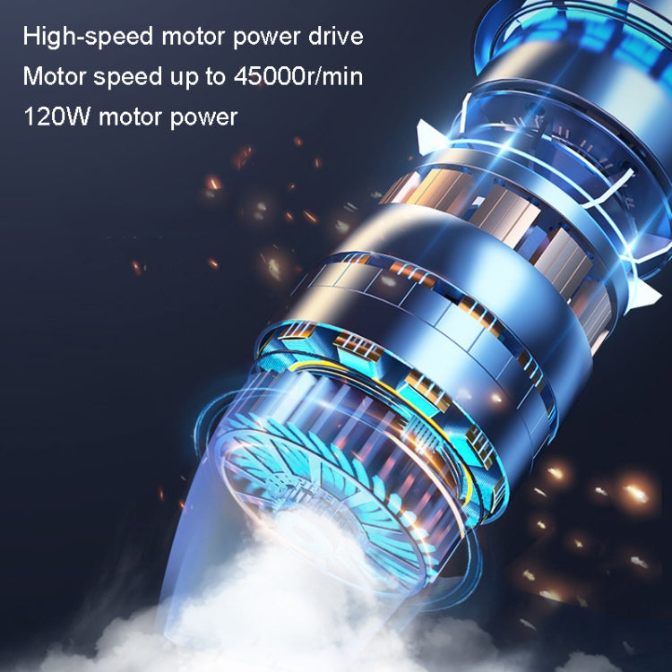 LT-116C Basic+Metal Filter Wireless Handheld Car Brushless Vacuum Cleaner by buy2fix