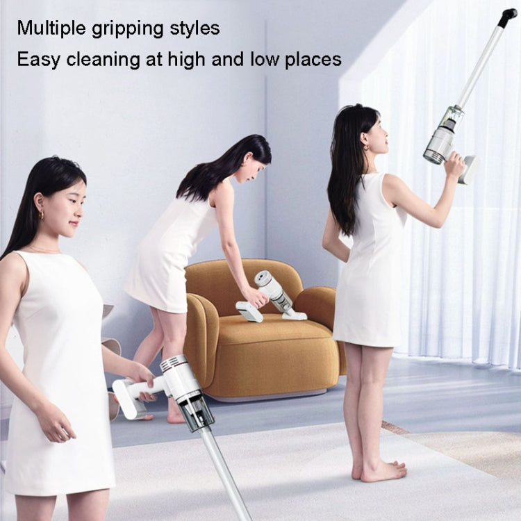LT-116C Basic+Metal Filter+Cloth Bag Wireless Handheld Car Brushless Vacuum Cleaner by buy2fix