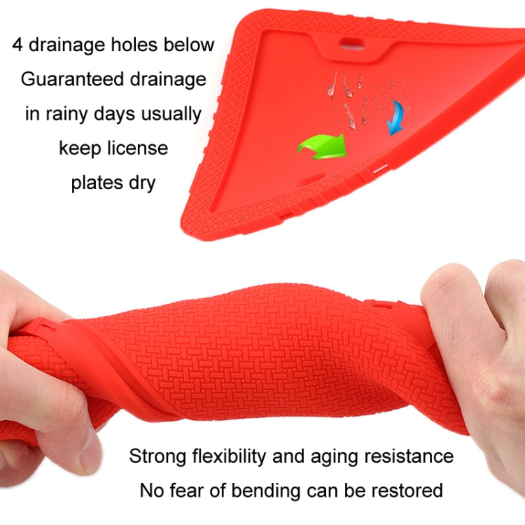 For North American Models Silicone License Plate Frame, Specification: Screw Accessories by buy2fix