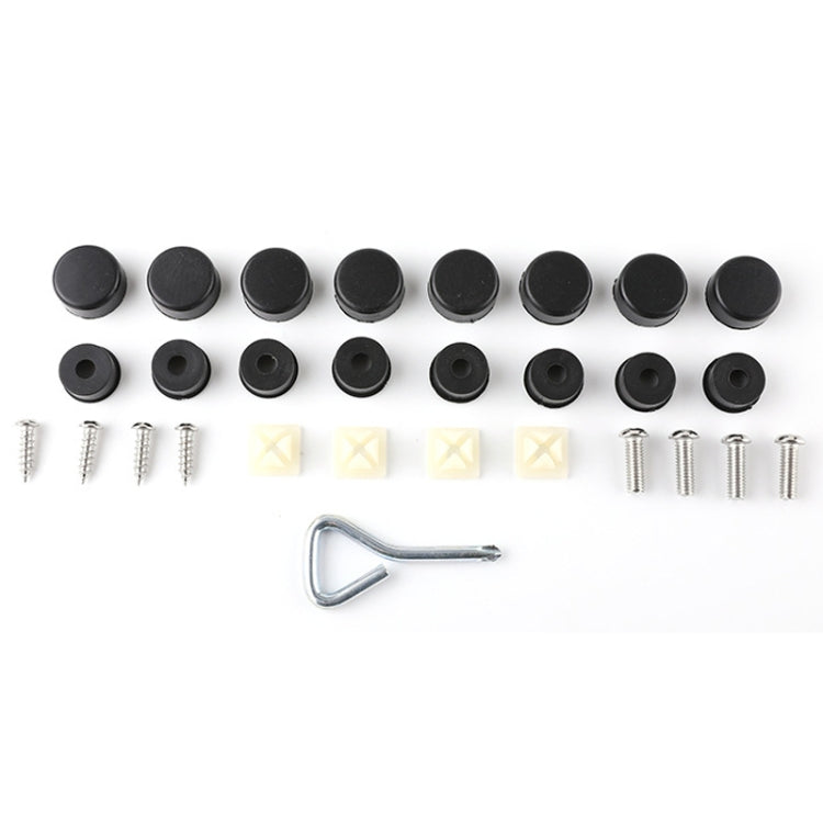 For North American Models Silicone License Plate Frame, Specification: Screw Accessories by buy2fix