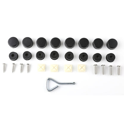 For North American Models Silicone License Plate Frame, Specification: Screw Accessories by buy2fix