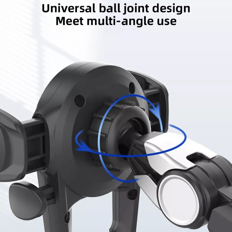 ZJ137 Suction Cup Car Phone Holder 2 In 1 Number Plate Phone Stand Truck Phone Mount(Black) by buy2fix