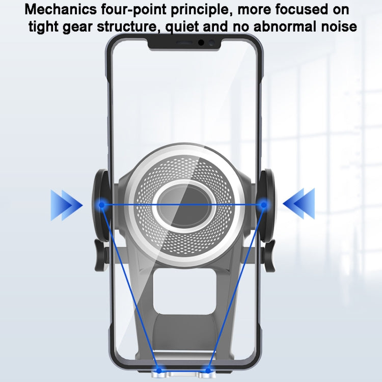 ZJ137 Suction Cup Car Phone Holder 2 In 1 Number Plate Phone Stand Truck Phone Mount(Black) by buy2fix