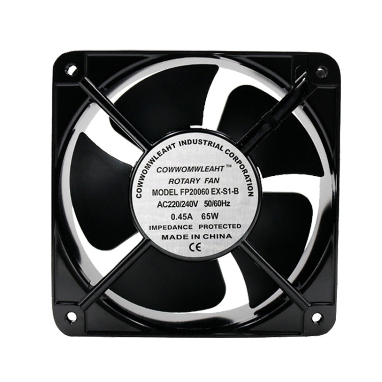 FP20060 380V 20cm Chassis Cabinet Metal Case Low Noise Cooling Fan by buy2fix