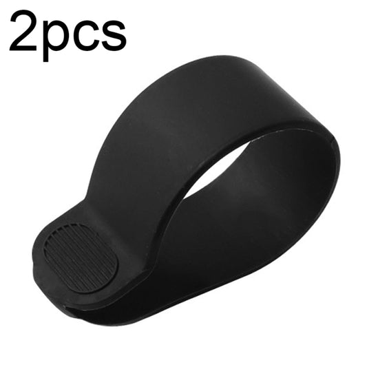 X0211 2pcs Scooter Accelerator Dial Silicone Case Dial Cover For Xiaomi M365/1S/Pro/MAX G30/ES2(Black) - Accessories & Parts by buy2fix | Online Shopping UK | buy2fix
