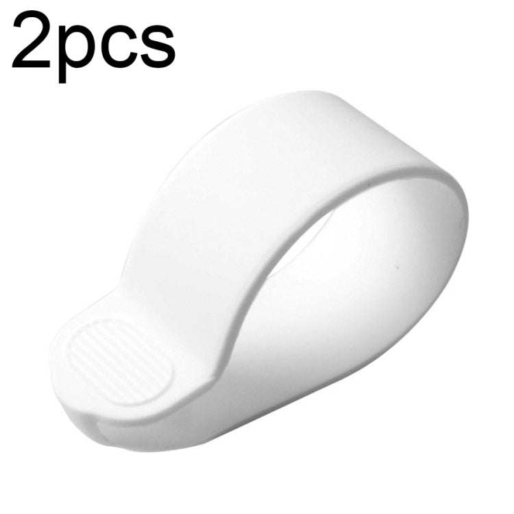 X0211 2pcs Scooter Accelerator Dial Silicone Case Dial Cover For Xiaomi M365/1S/Pro/MAX G30/ES2(White) - Accessories & Parts by buy2fix | Online Shopping UK | buy2fix