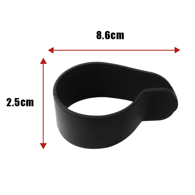 X0211 2pcs Scooter Accelerator Dial Silicone Case Dial Cover For Xiaomi M365/1S/Pro/MAX G30/ES2(White) - Accessories & Parts by buy2fix | Online Shopping UK | buy2fix