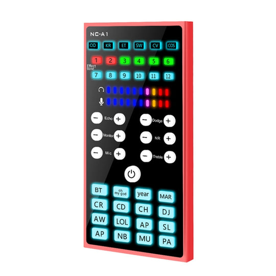 Carte son NC-A1 Bluetooth 5.0, 12 types d'effets sonores, prise en charge de la surveillance en temps réel