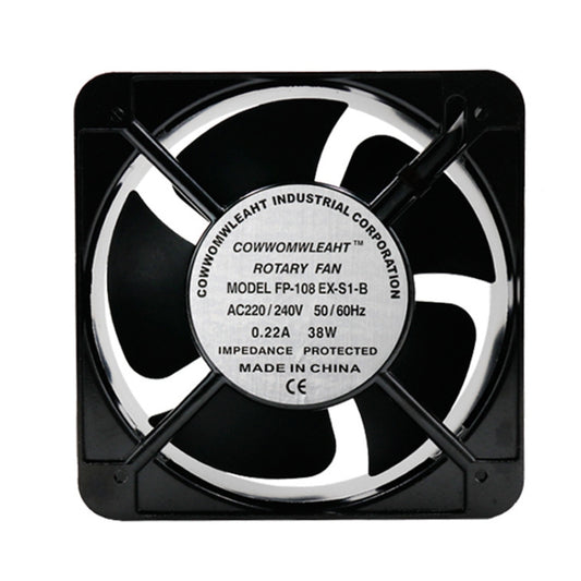 220V 38W 15cm Roller Chassis Electrical Cabinet Shaft Double Rolling Ball Bearing Fan by buy2fix