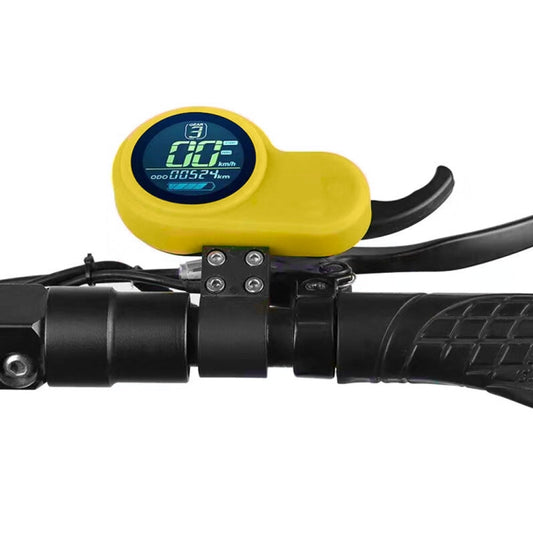 For KUGOO M4 Pro Electric Scooter Instrument Cover Display Silicone Case(Yellow) - Accessories & Parts by buy2fix | Online Shopping UK | buy2fix
