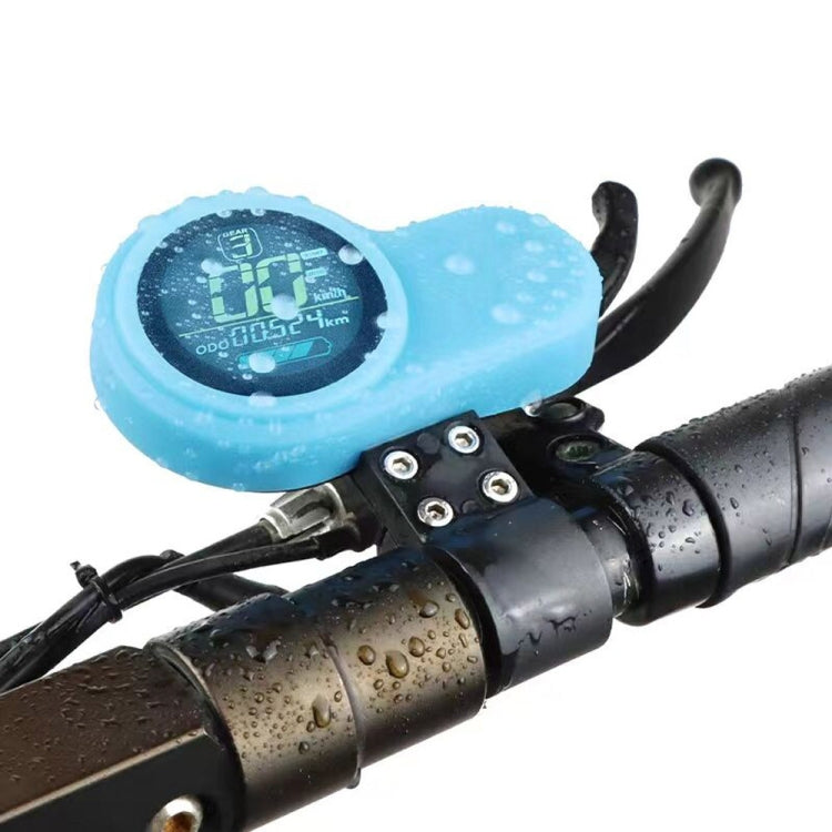 For KUGOO M4 Pro Electric Scooter Instrument Cover Display Silicone Case(Blue) - Accessories & Parts by buy2fix | Online Shopping UK | buy2fix