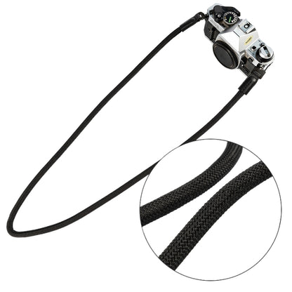 Climbing Rope Camera Strap SLR Camera Retro Wearable Shoulder Strap(Black) by buy2fix