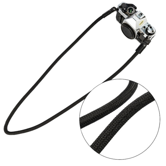 Climbing Rope Camera Strap SLR Camera Retro Wearable Shoulder Strap(Black) by buy2fix