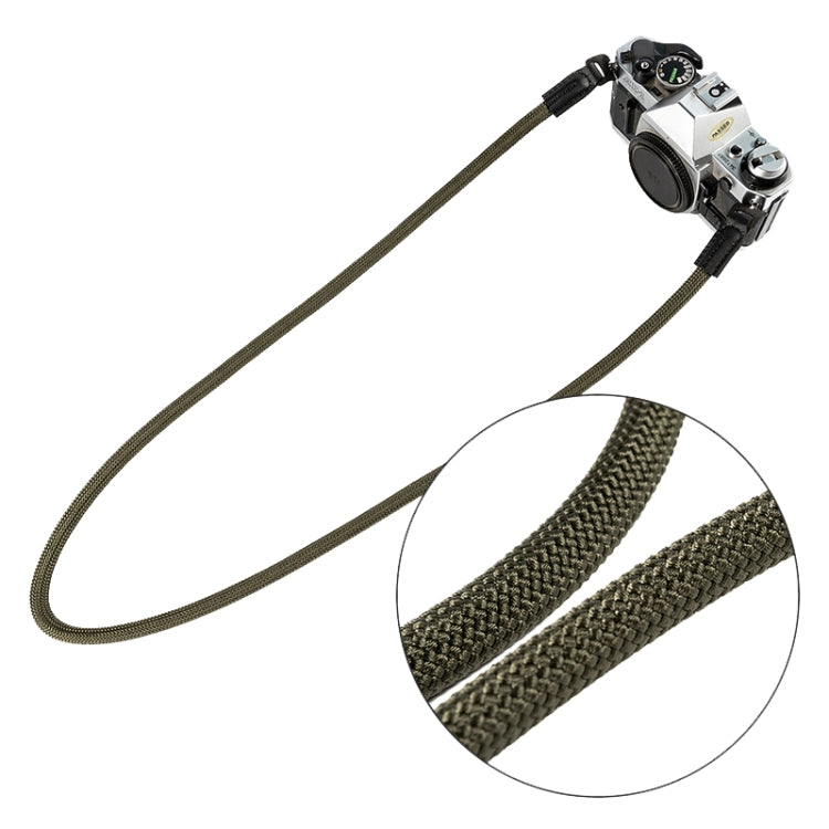 Climbing Rope Camera Strap SLR Camera Retro Wearable Shoulder Strap(Green) by buy2fix
