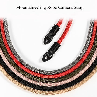 Climbing Rope Camera Strap SLR Camera Retro Wearable Shoulder Strap(Black) by buy2fix