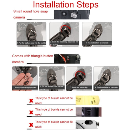 Climbing Rope Camera Strap SLR Camera Retro Wearable Shoulder Strap(Rose Gold) by buy2fix