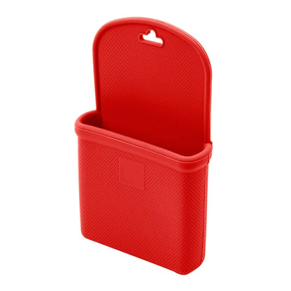 Wear-Resistant Silicone Mobile Phone Bag For Car Air Outlet(Red) by buy2fix