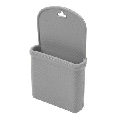 Wear-Resistant Silicone Mobile Phone Bag For Car Air Outlet(Gray) by buy2fix