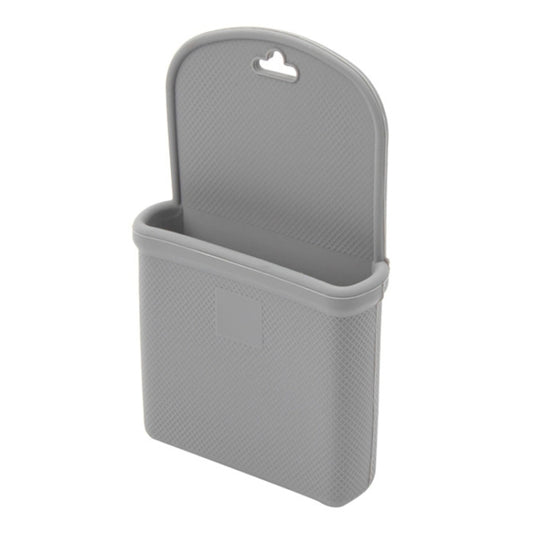 Wear-Resistant Silicone Mobile Phone Bag For Car Air Outlet(Gray) by buy2fix
