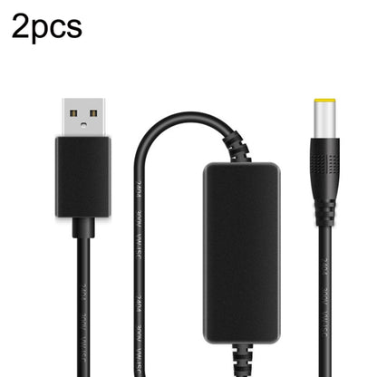 2pcs DC 5V To 9V USB Booster Cable Mobile Power Monitoring Power Cord by buy2fix