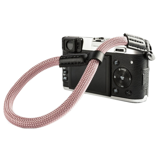 Climbing Rope Camera Wrist Strap SLR Camera Wear-resistant Bracelet(Rose Gold) by buy2fix
