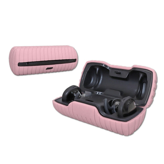 For Bose SoundSport Free Bluetooth Earphones Anti-Slip Silicone Protective Case(Pink) - Other Earphone Case by buy2fix | Online Shopping UK | buy2fix