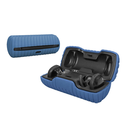 For Bose SoundSport Free Bluetooth Earphones Anti-Slip Silicone Protective Case(Noon Blue) - Other Earphone Case by buy2fix | Online Shopping UK | buy2fix