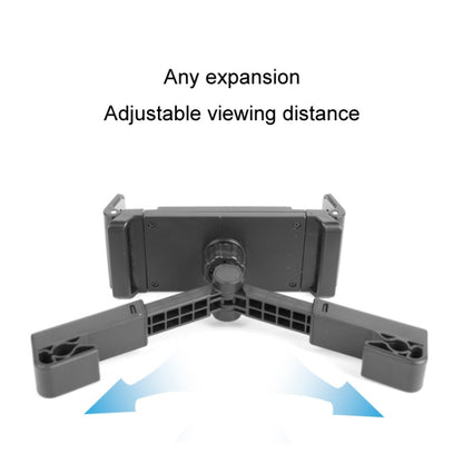 Car Back Seat Buckle Type Rotating Telescopic Mobile Phone Tablet Holder(Black) by buy2fix