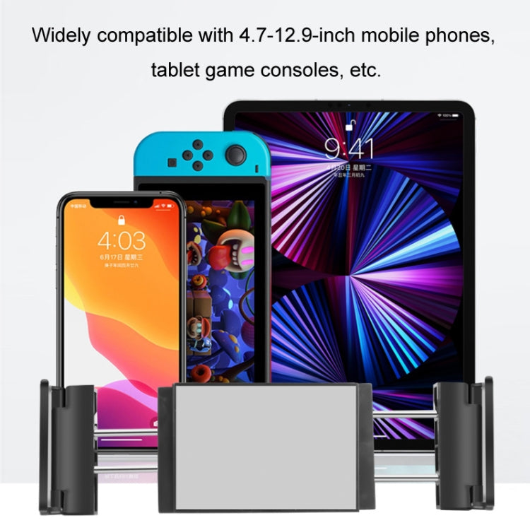 Car Back Seat Buckle Type Rotating Telescopic Mobile Phone Tablet Holder(Black) by buy2fix