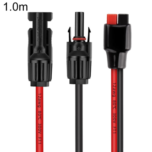 1.0m MC4 to 30A Anderson Mobile Energy Storage Battery Charging Cable - DIY Cables by buy2fix | Online Shopping UK | buy2fix