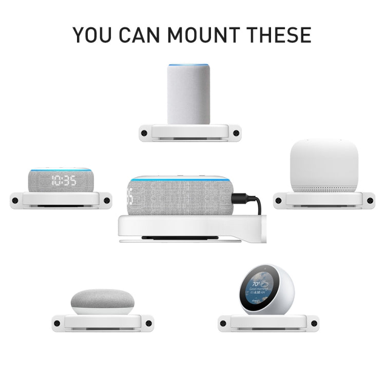 For Amazon Echo Dot 3/4 AhaStyle DD96 Stand Wall Storage Stand(Black) - Speaker Bracket by AhaStyle | Online Shopping UK | buy2fix