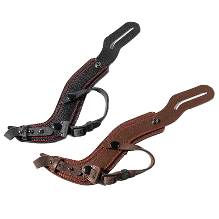 SLR Camera Wrist Strap Camera Anti-drop Microfiber Leather Wrist Strap(Brown) by buy2fix