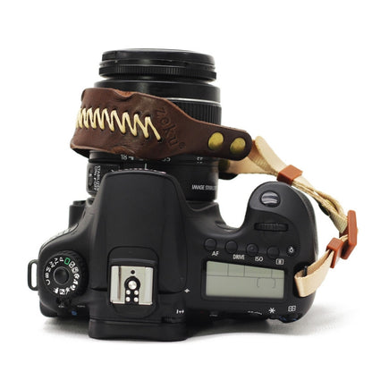Zeku Retro Leather SLR Wristband Anti-drop Camera Wrist Strap without Camera(Coffee) by buy2fix