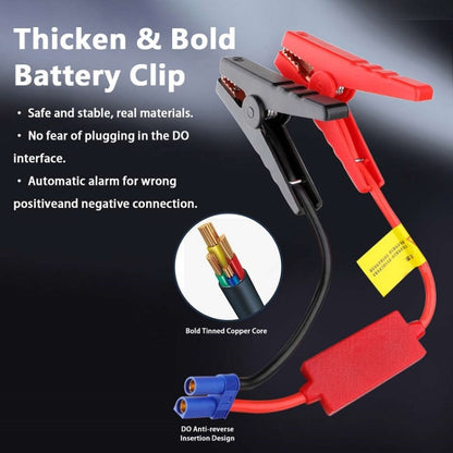 R23 Car Emergency Start Large Capacity Power Bank With LED Light(Red) - Power Bank by buy2fix | Online Shopping UK | buy2fix