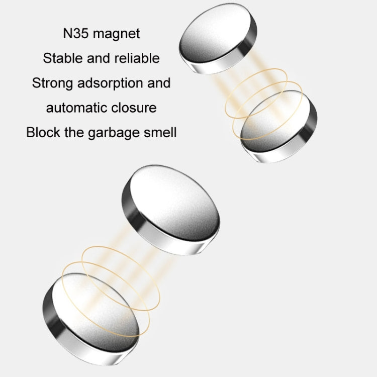 Car Garbage Bag Rear Seat Folding Storage Bag(Black) by buy2fix