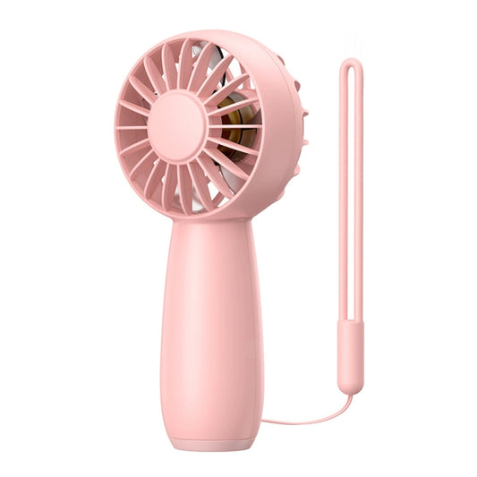 USB Outdoor Mini Handheld Brushless Motor Fan, Style: 1500mAh(Pink) by buy2fix