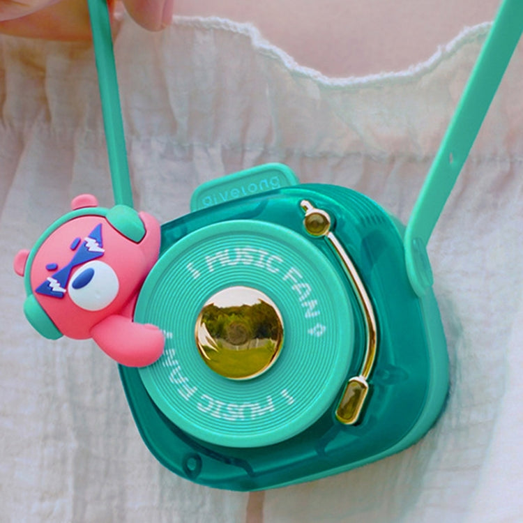 GL120-123 Hanging Neck Fan Summer Handheld USB Portable Mini Fan(Blue) by buy2fix