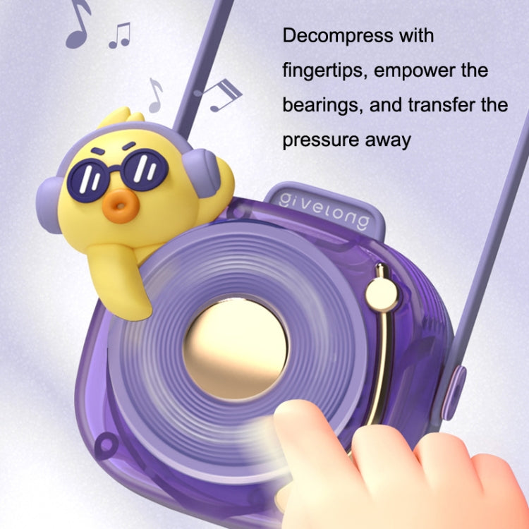 GL120-123 Hanging Neck Fan Summer Handheld USB Portable Mini Fan(Purple) by buy2fix